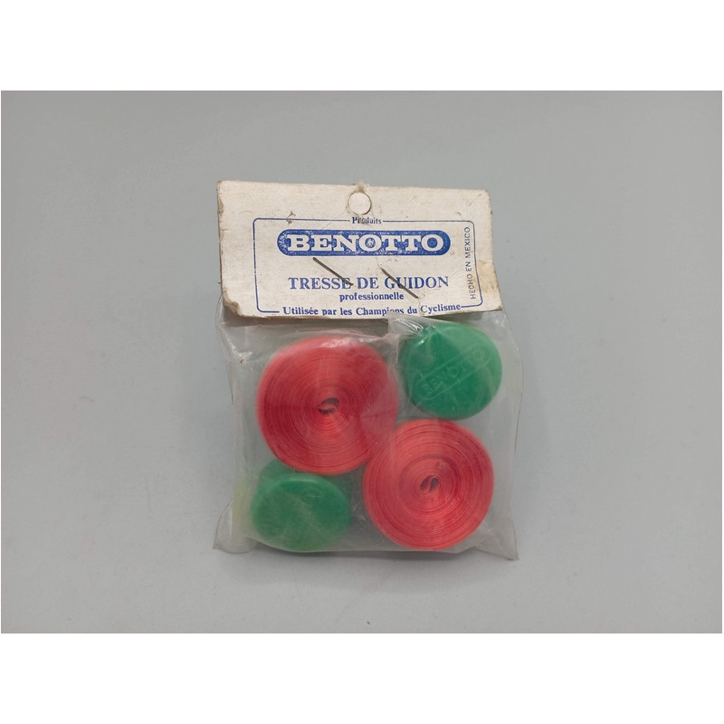 2 rolls of handlebar Benotto Professional tricolor green white red Italy